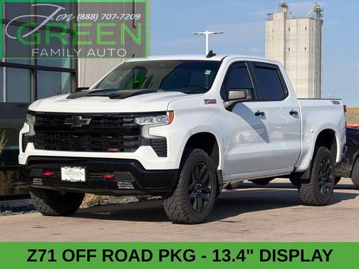 Summit White 2022 Chevrolet Silverado 1500 LT Trail Boss