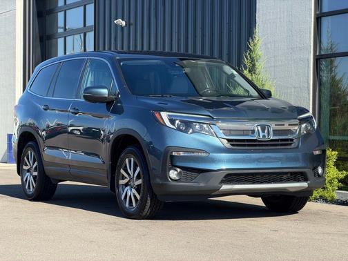 Steel Sapphire Metallic 2022 Honda Pilot AWD EX-L