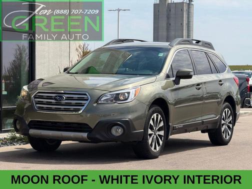 Wilderness Green Metallic 2015 Subaru Outback 2.5i Limited