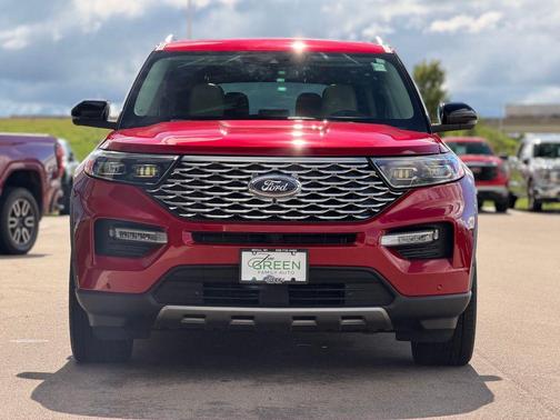 Rapid Red Metallic Tinted Clearcoat 2023 Ford Explorer Platinum