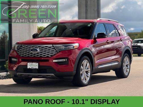 Rapid Red Metallic Tinted Clearcoat 2023 Ford Explorer Platinum