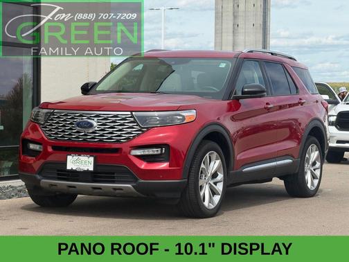 Rapid Red Metallic Tinted Clearcoat 2023 Ford Explorer Platinum