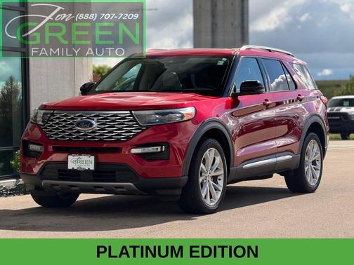 Rapid Red Metallic Tinted Clearcoat 2023 Ford Explorer Platinum