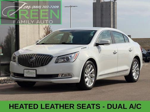 Summit White 2015 Buick LaCrosse Leather