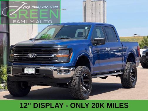 Blue 2025 Ford F-150 XLT