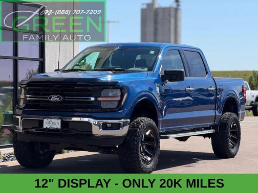 Blue 2025 Ford F-150 XLT