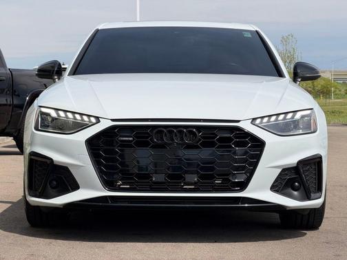 Glacier White 2023 Audi A4 45 S line Premium Plus