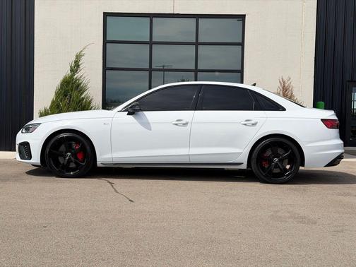 Glacier White 2023 Audi A4 45 S line Premium Plus