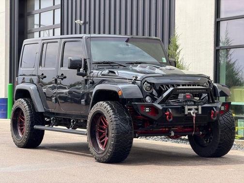 Black Clearcoat 2018 Jeep Wrangler JK Unlimited Willys Wheeler W