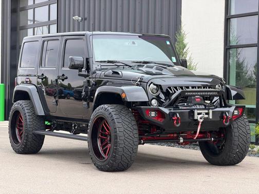 Black Clearcoat 2018 Jeep Wrangler JK Unlimited Willys Wheeler W