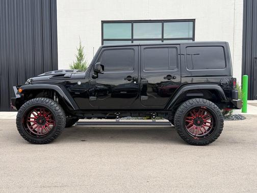 Black Clearcoat 2018 Jeep Wrangler JK Unlimited Willys Wheeler W