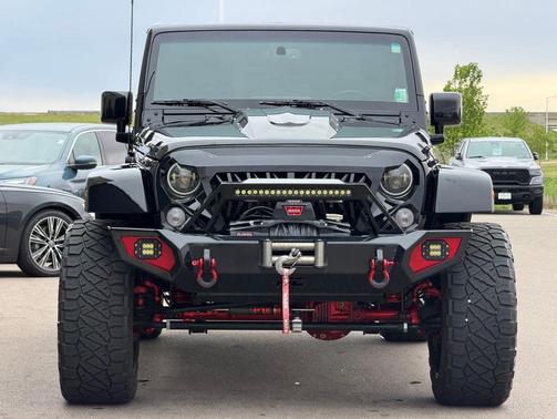 Black Clearcoat 2018 Jeep Wrangler JK Unlimited Willys Wheeler W