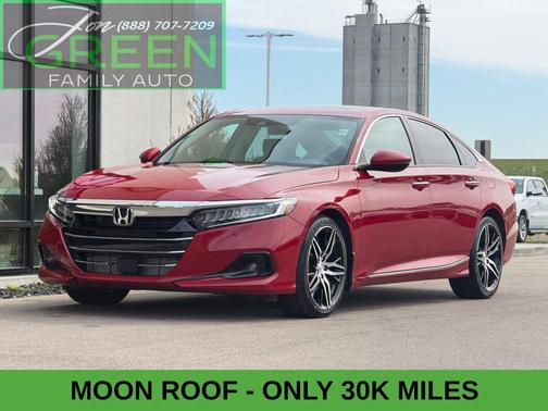 San Marino Red 2021 Honda Accord Touring 2.0T