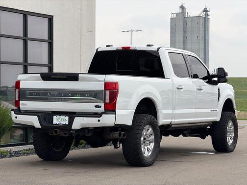 Star White Metallic Tri-Coat 2021 Ford F-250 Platinum