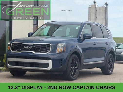 Midnight Lake Blue 2025 Kia Telluride S