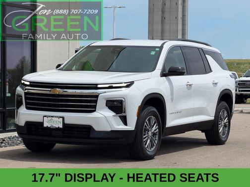 White 2025 Chevrolet Traverse LT
