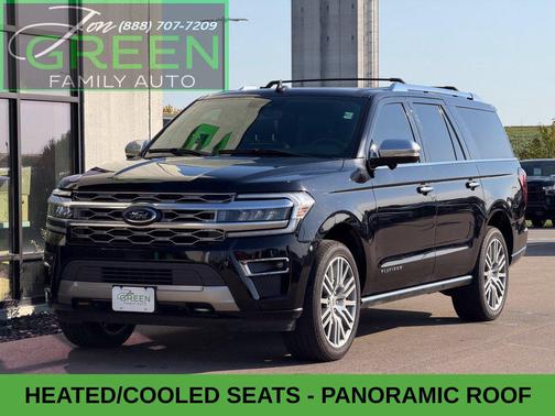 Agate Black Metallic 2022 Ford Expedition Max Platinum