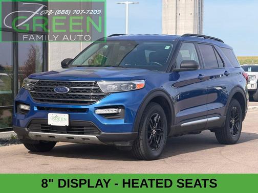 Blue Metallic 2023 Ford Explorer XLT