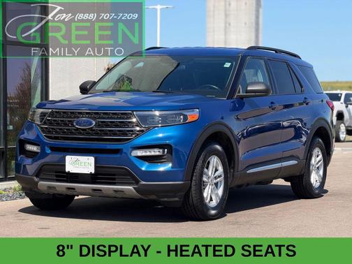 Blue Metallic 2023 Ford Explorer XLT