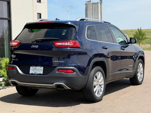 True Blue Pearlcoat 2015 Jeep Cherokee Limited