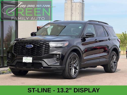 Black Metallic 2025 Ford Explorer ST-Line