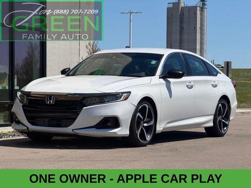 Platinum White Pearl 2021 Honda Accord Sport 1.5T