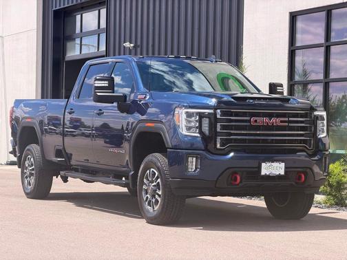 Pacific Blue Metallic 2021 GMC Sierra 2500 AT4