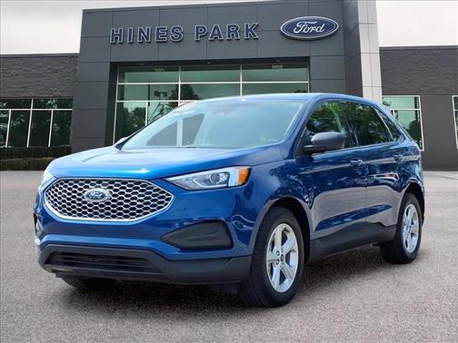 Atlas Blue Metallic 2023 Ford Edge SE