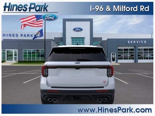 Space White Metallic 2026 Ford Explorer ST