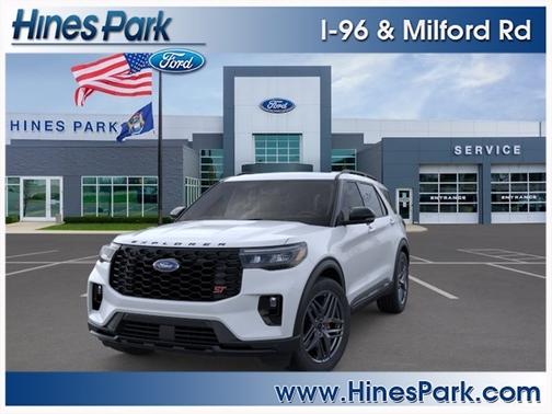 Space White Metallic 2026 Ford Explorer ST