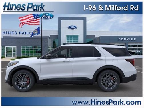 Space White Metallic 2026 Ford Explorer ST
