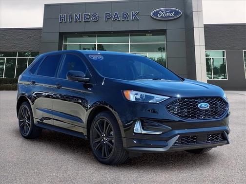 AGATE BLACK METALLIC 2024 Ford Edge ST-LINE