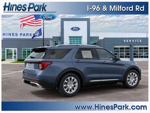 Vapor Blue 2027 Ford Explorer Platinum