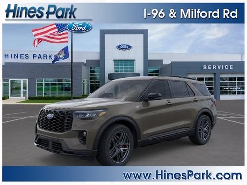 Marsh Gray 2026 Ford Explorer ST-Line