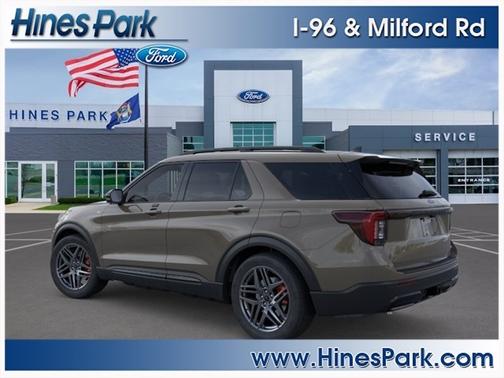 Marsh Gray 2026 Ford Explorer ST-Line