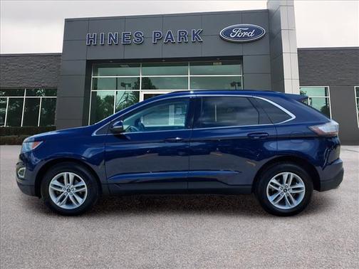 Blue 2016 Ford Edge SEL