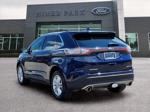 Blue 2016 Ford Edge SEL