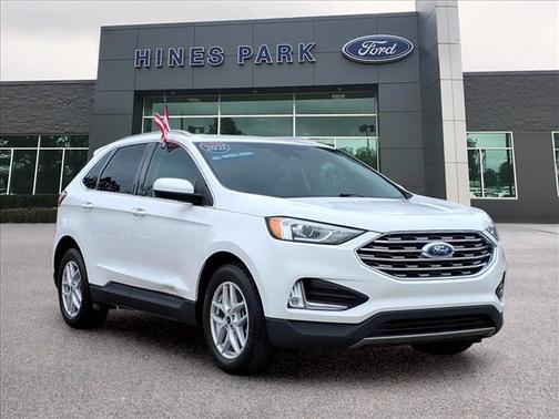 Oxford White 2021 Ford Edge SEL