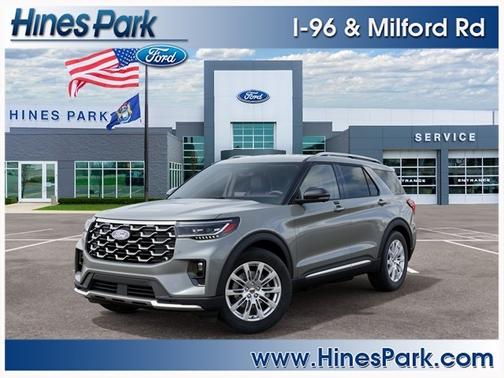 Avalanche Gray 2027 Ford Explorer Platinum