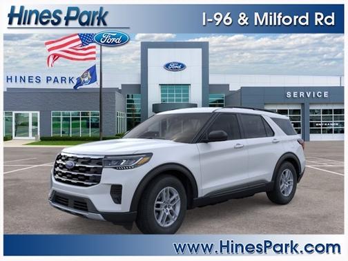 Space White 2026 Ford Explorer Active
