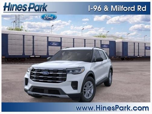 Space White 2026 Ford Explorer Active