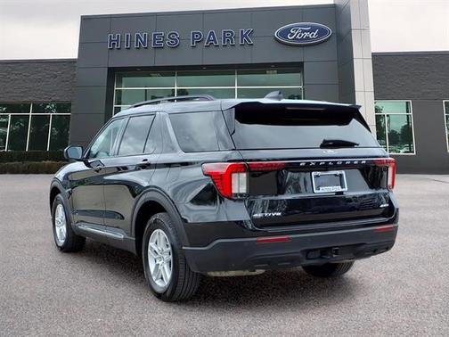 AGATE BLACK METALLIC 2025 Ford Explorer ACTIVE