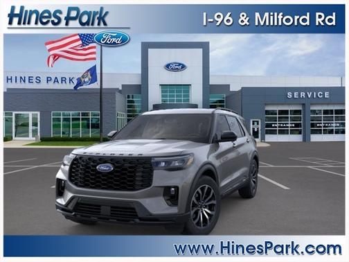 Carbonized Gray Metallic 2026 Ford Explorer ST-Line