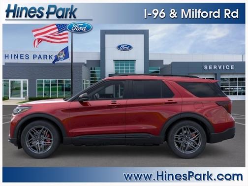 Rapid Red Metallic Tinted Clearcoat 2026 Ford Explorer ST