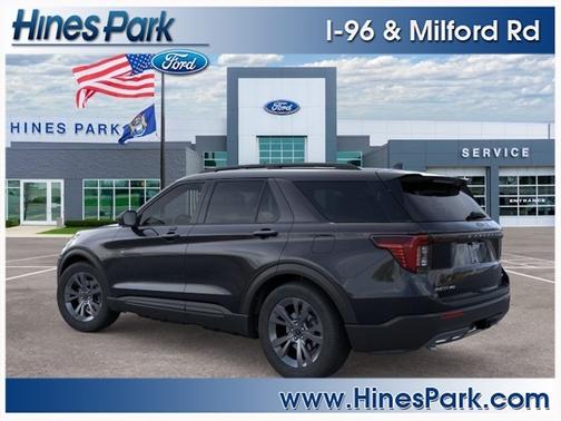 Agate Black Metallic 2026 Ford Explorer Active
