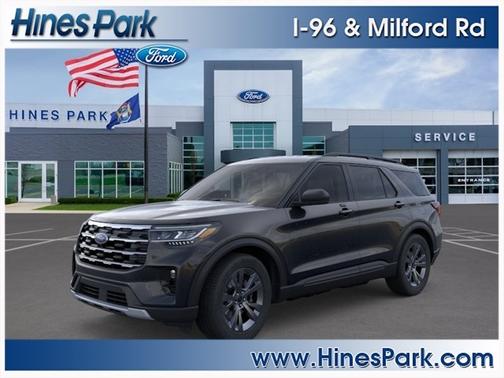 Agate Black Metallic 2026 Ford Explorer Active