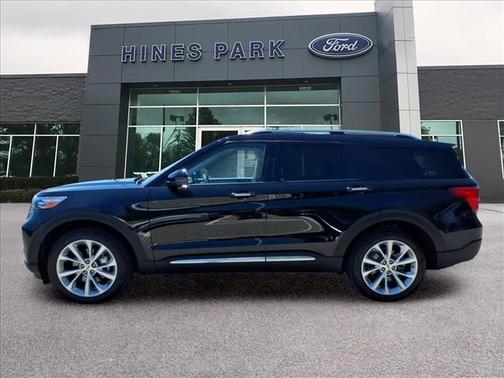 Agate Black Metallic 2023 Ford Explorer Platinum