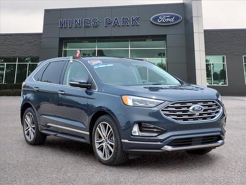 Baltic Sea Green 2019 Ford Edge Titanium