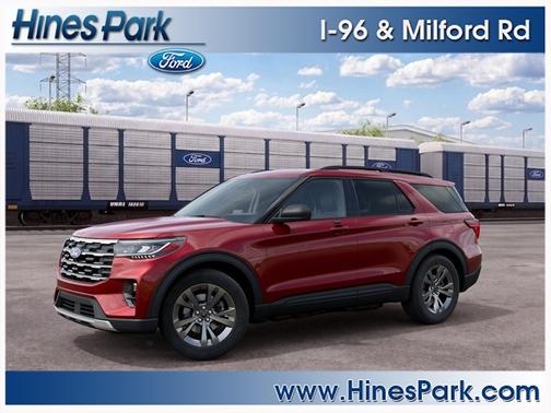Ruby Red Metallic Tinted Clearcoat 2027 Ford Explorer Active