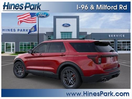 Rapid Red Metallic Tinted Clearcoat 2026 Ford Explorer ST